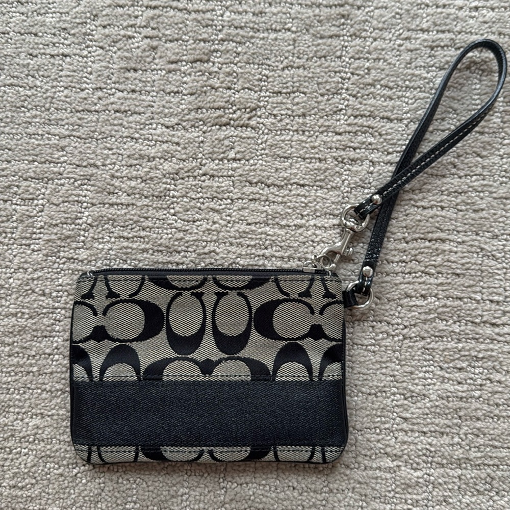 Coach mini wristlet